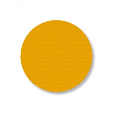 Cerc galben din autocolant cu adeziv pentru podea